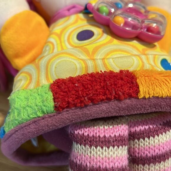 Lamaze Baby Stimulation Rattle Crackle Doll & Clip Plush Toy - Picture 8 of 11